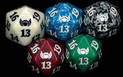 Complete Set of 5 Streets of New Capenna SNC Spindown D20 Dice MTG Magic